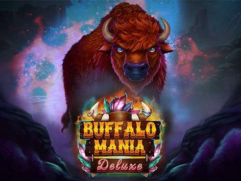 Buffalo Mania Deluxe logo – Slots by Light & Wonder at rewards-casino
