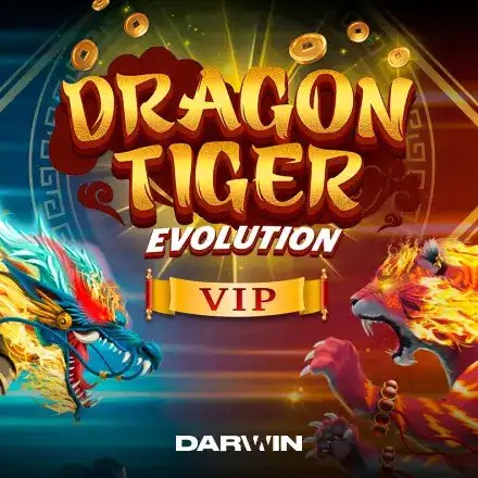 Dragon Tiger Evolution VIP online game logo by Darwin Gaming on casinorewards.fi