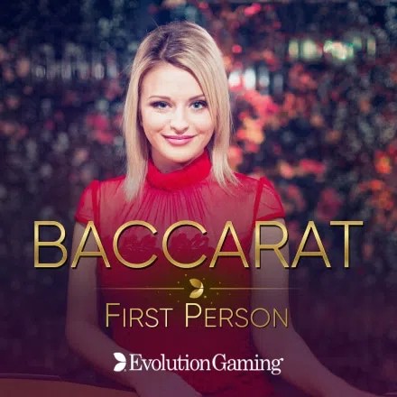 First Person Baccarat logo by Evolution rewards-casino