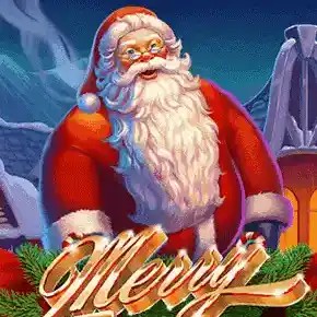 Merry Megaways casino game by Iron Dog Studio – featured logo at rewards-casino