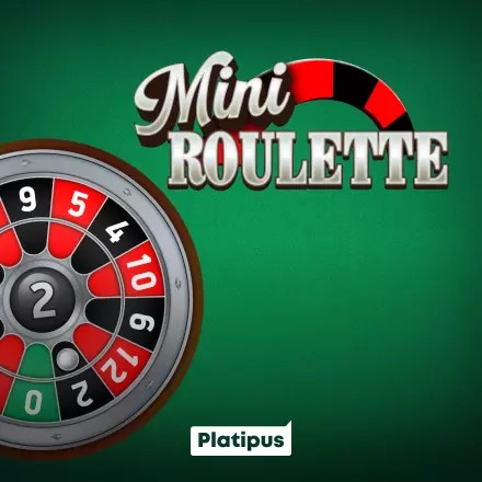 Mini Roulette slot visual from Platipus available on casinorewards.fi