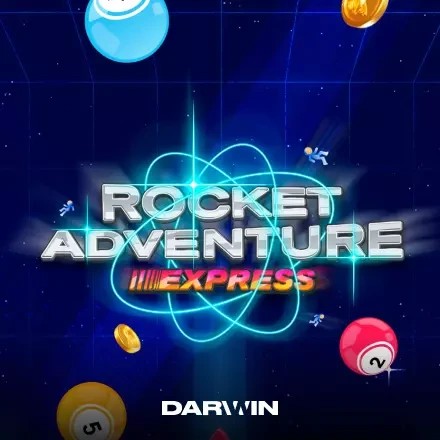 Rocket Adventure Express casino game by Darwin Gaming – featured logo at rewards-casino