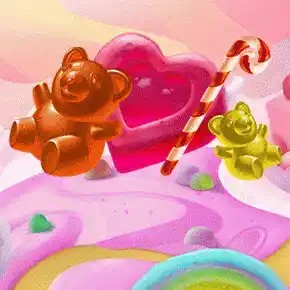 Sweet Candy Cash Megaways Deluxe logo by Iron Dog Studio rewards-casino