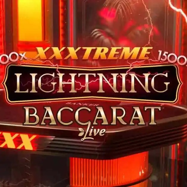XXXtreme Lightning Baccarat by Evolution, showcased at casinorewards.fi – game logo